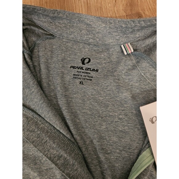 New Pearl Izumi Women's W Select Escape Short Sleeve Jersey XL Arctic/MistGreen - Picture 6 of 13